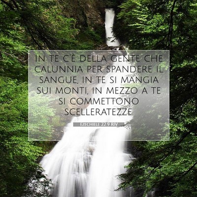Ezechiele 22:9 Versetto della Bibbia Spiegato