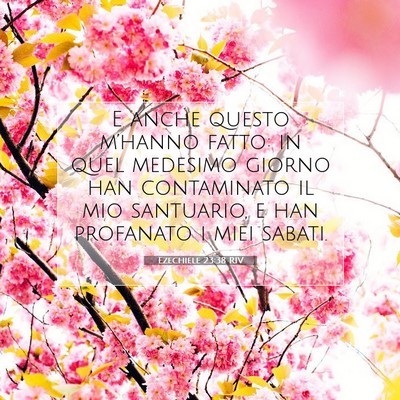 Ezechiele 23:38 Versetto della Bibbia Spiegato