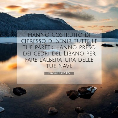 Ezechiele 27:5 Versetto della Bibbia Spiegato