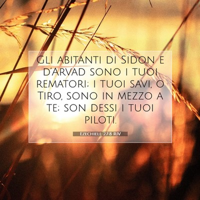 Ezechiele 27:8 Versetto della Bibbia Spiegato