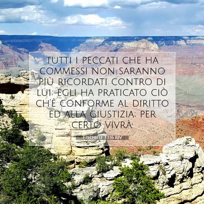 Ezechiele 33:16 Versetto della Bibbia Spiegato