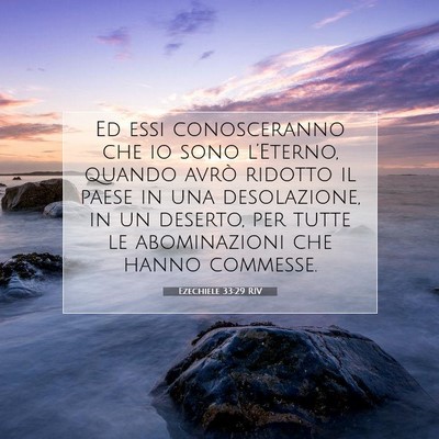Ezechiele 33:29 Versetto della Bibbia Spiegato