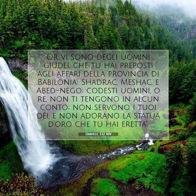 Daniele 3:12 RIV Immagine del Versetto della Bibbia
