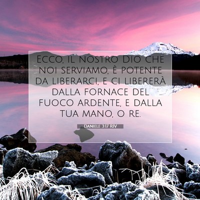 Daniele 3:17 RIV Immagine del Versetto della Bibbia
