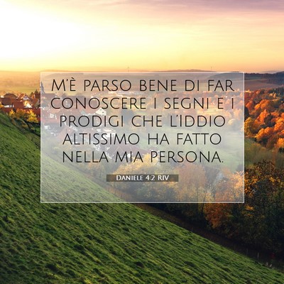 Daniele 4:2 RIV Immagine del Versetto della Bibbia