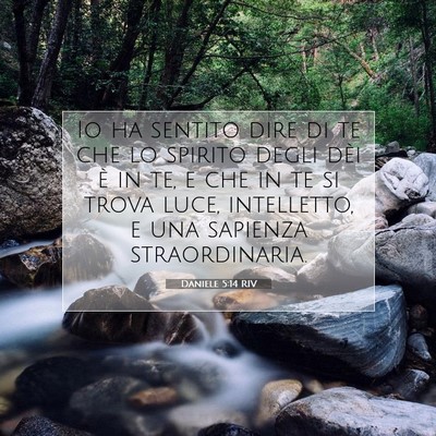 Daniele 5:14 Versetto della Bibbia Spiegato