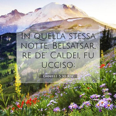 Daniele 5:30 Versetto della Bibbia Spiegato
