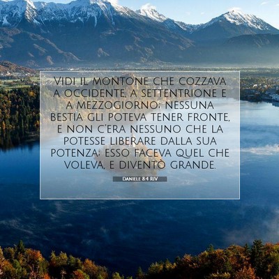 Daniele 8:4 Versetto della Bibbia Spiegato