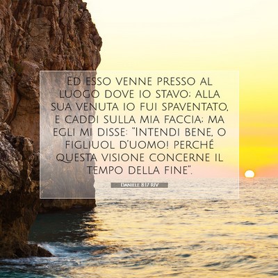 Daniele 8:17 Versetto della Bibbia Spiegato