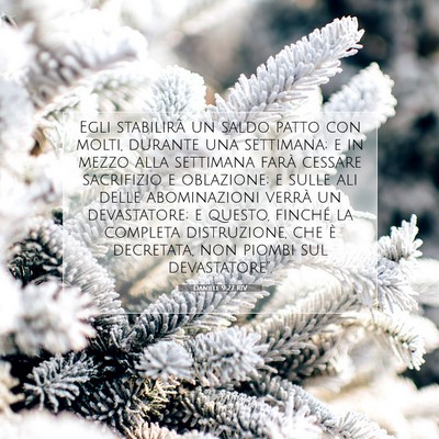 Daniele 9:27 Versetto della Bibbia Spiegato