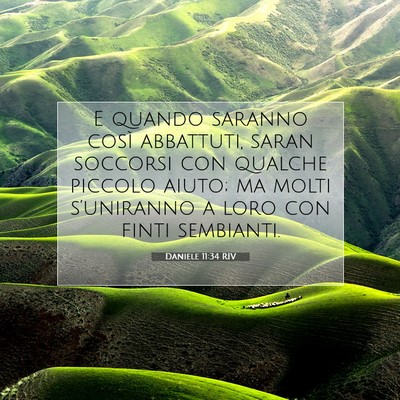 Daniele 11:34 Versetto della Bibbia Spiegato