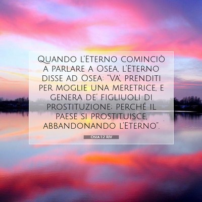 Osea 1:2 Versetto della Bibbia Spiegato