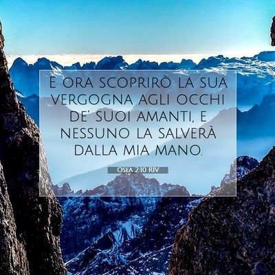 Osea 2:10 Versetto della Bibbia Spiegato