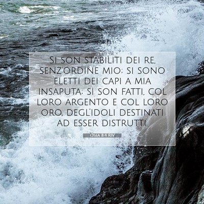 Osea 8:4 Versetto della Bibbia Spiegato
