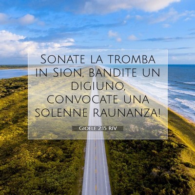 Gioele 2:15 RIV Immagine del Versetto della Bibbia