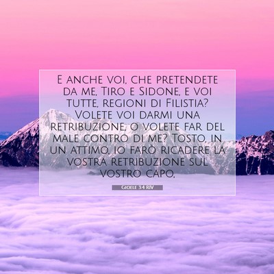 Gioele 3:4 Versetto della Bibbia Spiegato