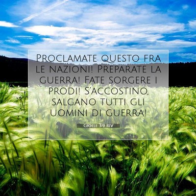 Gioele 3:9 Versetto della Bibbia Spiegato
