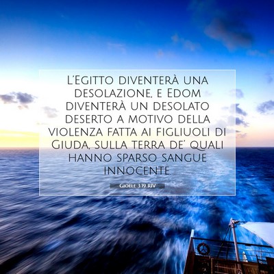 Gioele 3:19 Versetto della Bibbia Spiegato