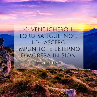 Gioele 3:21 Versetto della Bibbia Spiegato