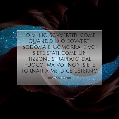 Amos 4:11 RIV Immagine del Versetto della Bibbia
