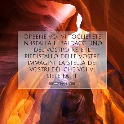 Amos 5:26 RIV Immagine del Versetto della Bibbia
