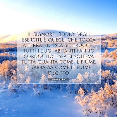 Amos 9:5 RIV Immagine del Versetto della Bibbia