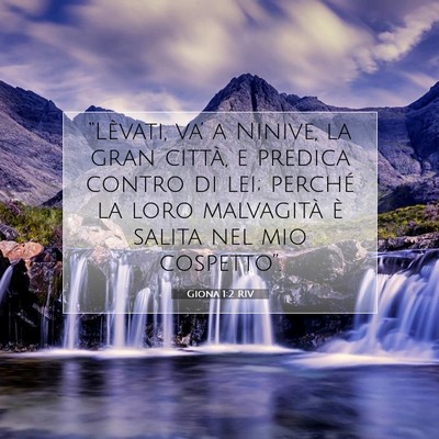 Giona 1:2 RIV Immagine del Versetto della Bibbia