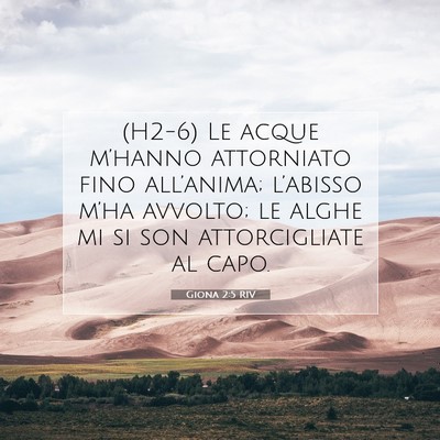 Giona 2:5 RIV Immagine del Versetto della Bibbia