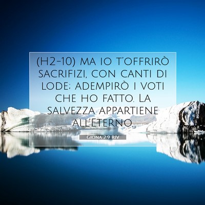 Giona 2:9 RIV Immagine del Versetto della Bibbia
