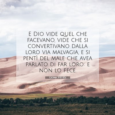 Giona 3:10 RIV Immagine del Versetto della Bibbia