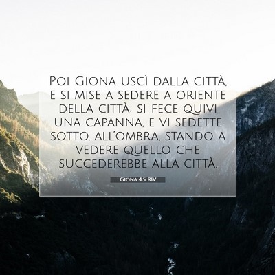 Giona 4:5 Versetto della Bibbia Spiegato