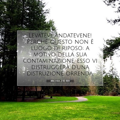 Michea 2:10 Versetto della Bibbia Spiegato