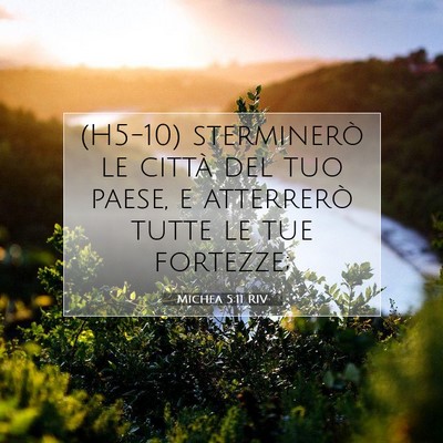 Michea 5:11 RIV Immagine del Versetto della Bibbia