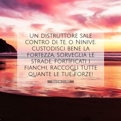 Nahum 2:1 Versetto della Bibbia Spiegato