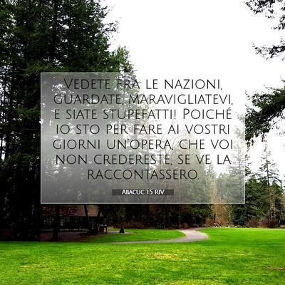 Abacuc 1:5 Versetto della Bibbia Spiegato