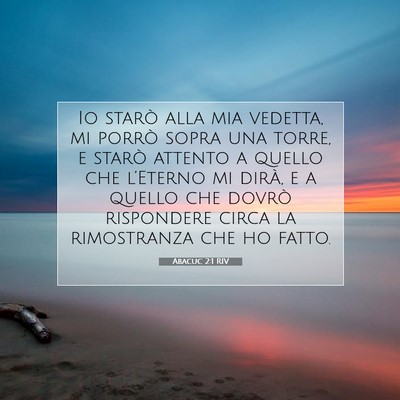 Abacuc 2:1 Versetto della Bibbia Spiegato