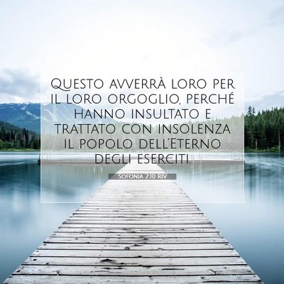 Sofonia 2:10 RIV Immagine del Versetto della Bibbia