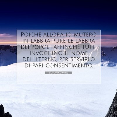Sofonia 3:9 RIV Immagine del Versetto della Bibbia