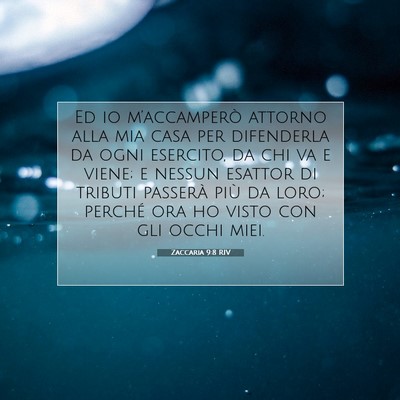 Zaccaria 9:8 Versetto della Bibbia Spiegato