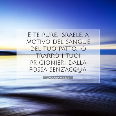 Zaccaria 9:11 Versetto della Bibbia Spiegato