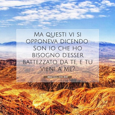 Matteo 3:14 Versetto della Bibbia Spiegato