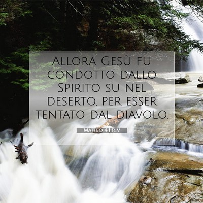 Matteo 4:1 Versetto della Bibbia Spiegato
