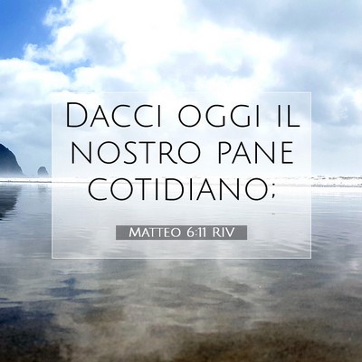 Matteo 6:11 Versetto della Bibbia Spiegato