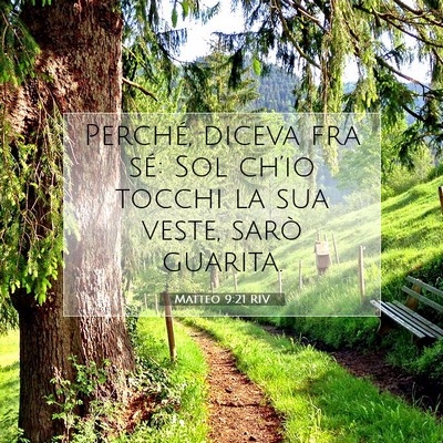 Matteo 9:21 Versetto della Bibbia Spiegato