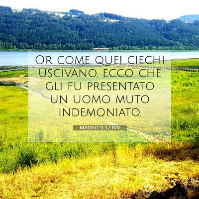 Matteo 9:32 Versetto della Bibbia Spiegato