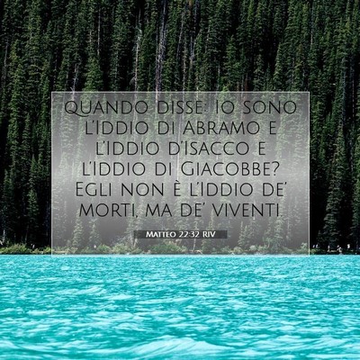 Matteo 22:32 Versetto della Bibbia Spiegato