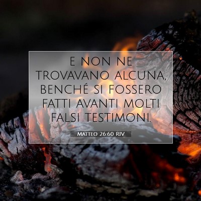 Matteo 26:60 Versetto della Bibbia Spiegato
