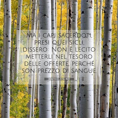 Matteo 27:6 Versetto della Bibbia Spiegato