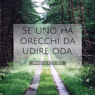 Marco 4:23 RIV Immagine del Versetto della Bibbia