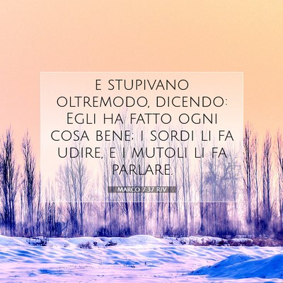 Marco 7:37 Versetto della Bibbia Spiegato
